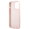 Guess GUHCP13XLS4GWPI iPhone 13 Pro Max 6,7" różowy/pink hard case Silicone 4G Logo