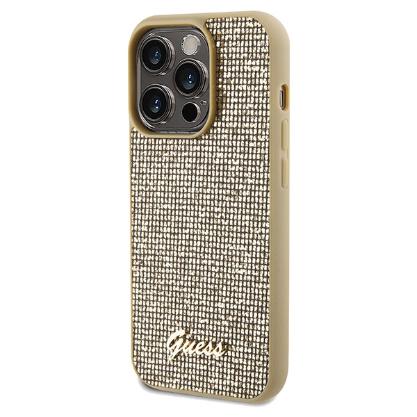 Guess GUHCP14XPMSDGSD iPhone 14 Pro Max6.7" złoty/gold hardcase Disco Metal Script