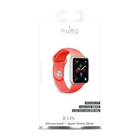 PURO ICON Band Apple Watch 38/40 mm (Living Coral)