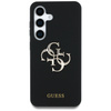 Etui Guess Silicone Big 4G Logo Bottom   Script Samsung Galaxy S25 czarny