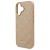 Karl Lagerfeld KLHMP16SPKHPORPE iPhone 16 6.1" beżowy/beige hardcase Hot Stamp Magsafe
