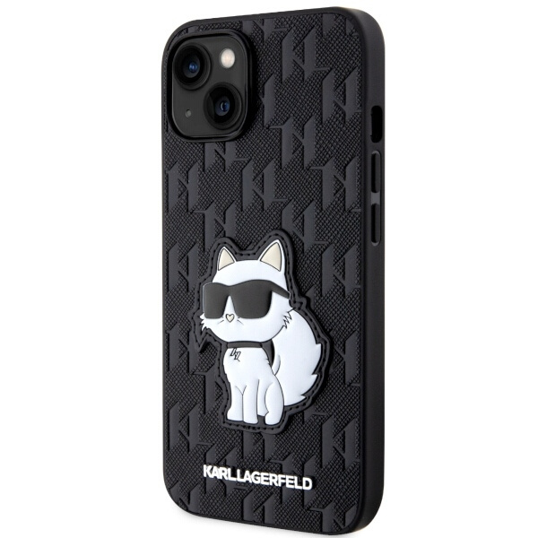 Karl Lagerfeld KLHCP14MSAKHPCK iPhone 14 Plus 6.7" black/black Saffiano Monogram Choupette