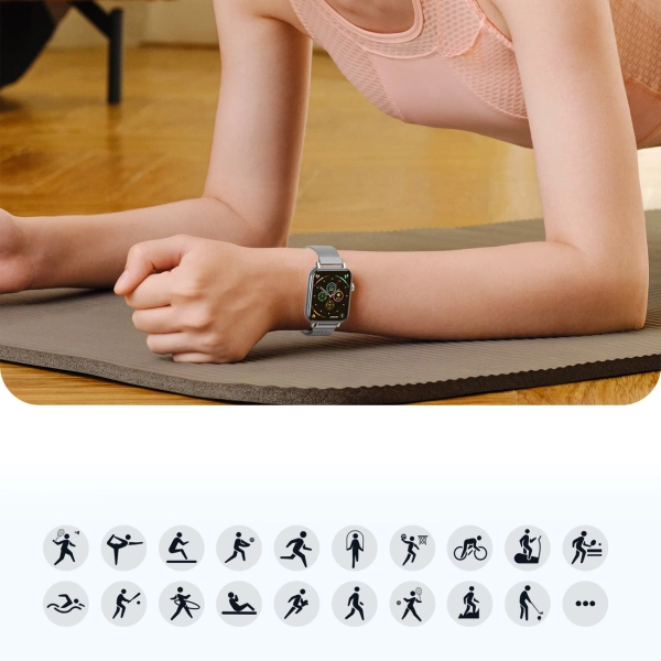 Joyroom Fit-Life JR-FT5 smartwatch with call answering function / IP68 protection - silver