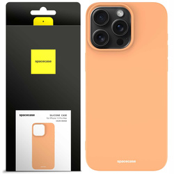 Spacecase Etui Silicone Case iPhone 15 Pro Max orange
