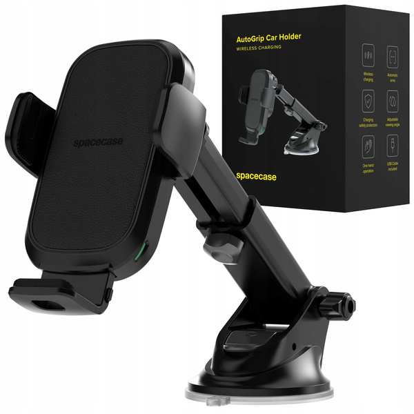 Spacecase Uchwyt samochodowy Car Holder Dash/Windshield Wireless Charge WM7B