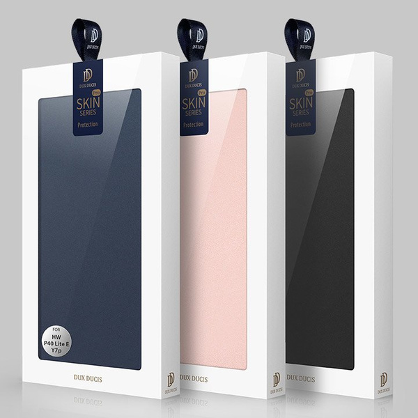 DUX DUCIS Skin Pro kabura etui pokrowiec z klapką Huawei P40 Lite E czarny