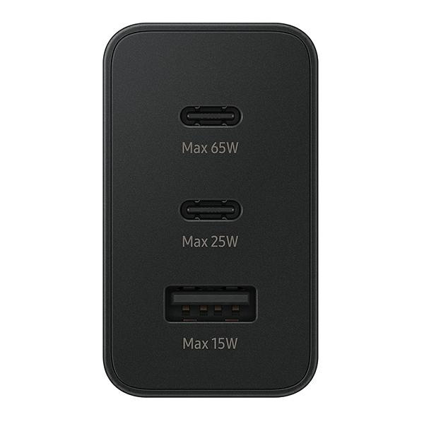 Ład. siec. Samsung EP-T6530NB PD 65W 3w12xUSB-C 1xUSB-A czarny/black