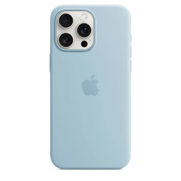 APPLE SILICONE CASE MWNR3ZM/A IPHONE 15 PRO MAX LIGHT BLUE BEZ OPAKOWANIA