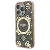 Guess GUHMP16LH4PYEEW iPhone 16 Pro6.3" brązowy/brown hardcase IML Peony On 4G Background MagSafe