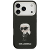 Etui Karl Lagerfeld IML Aquarelle Karl & Logo MagSafe do iPhone 17 Pro czarny