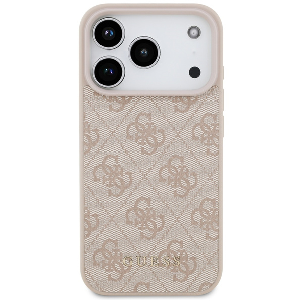 Etui Guess 4G Classic do iPhone 17 Pro   różowy