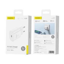 FONENG wall charger EU51 GaN PD 25W 1xUSB-C White