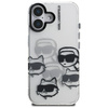 Etui Karl Lagerfeld IML Multi K&C Head   Pattern do iPhone 16 przezroczysty