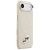 Etui Karl Lagerfeld Karl & Choupette     Pins MagSafe do iPhone Air beżowy