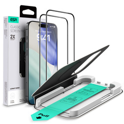 SZKŁO HARTOWANE ESR ULTRAFIT TEMPERED GLASS 2-PACK IPHONE 17 PRO MAX CLEAR