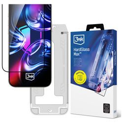 Szkło hartowane 3MK HardGlass Max        z aplikatorem do Samsung Galaxy S25 Ultra