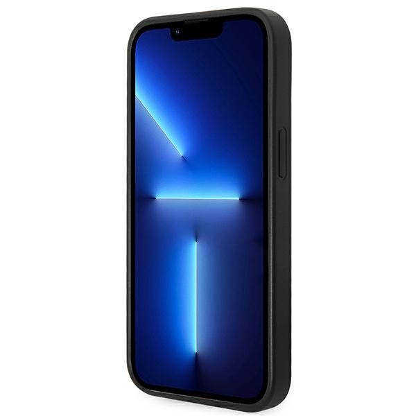 Guess GUHCP14MPSASBBK iPhone 14 Plus / 15 Plus 6.7" czarny/black Saffiano Strap