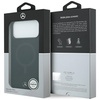 Etui Mercedes Plain Smooth Leather       MagSafe do iPhone 17 Pro Max czarny