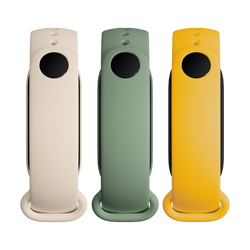 MI SMART BAND 5/6/7 STRAP 3-PACK IVORY OLIVE YELLOW BOX