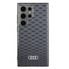 Audi IML Stitching Pattern MagSafe Case S24 Ultra S928 czarny/black hardcase AU-IMLMS24U-Q5/D3-BK