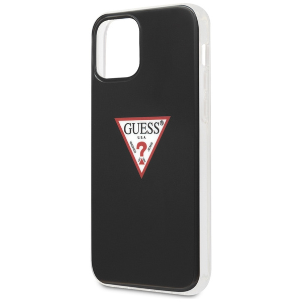 Guess GUHCP12MPCUCTLBK iPhone12/12 Pro 6,1" czarny/black hardcase Triangle Collection