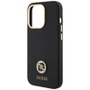 Guess GUHCP15XM4DGPK iPhone 15 Pro Max6.7" czarny/black hardcase Silicone Logo Strass 4G