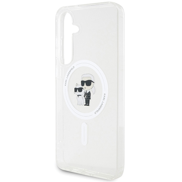 KARL LAGERFELD KLHMS24SHGKCNOT S24 S921 TRANSPARENT HARDCASE IML KARL&CHOUPETTE MAGSAFE