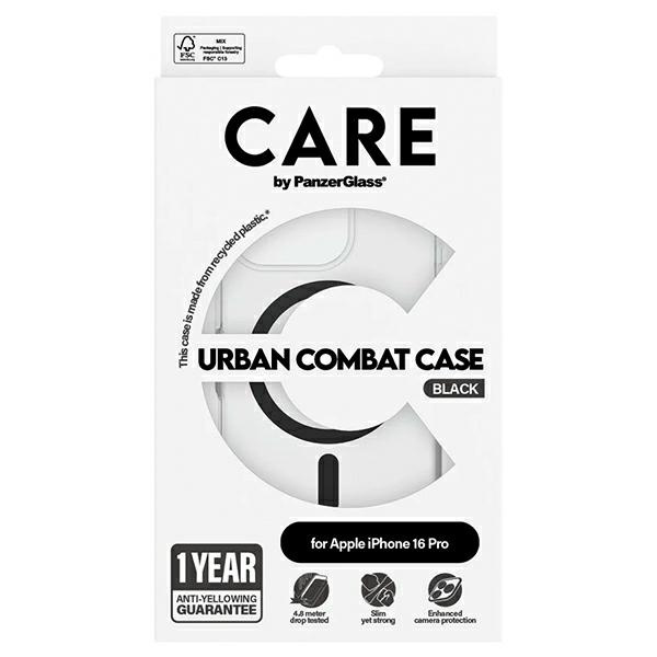 CARE by PanzerGlass Flagship Case iPhone 16 Pro 6.3"" czarny/black MagSafe 1346