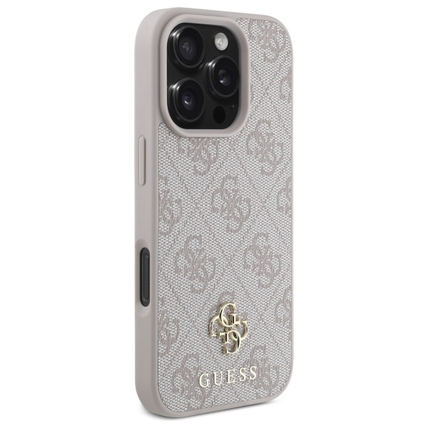 Guess GUHMP16XP4SM4MP iPhone 16 Pro Max  6.9" różowy/pink hardcase 4G Small Classic MagSafe