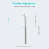 Choetech H035 aluminum stand for a phone or tablet with adjustment - white and silver