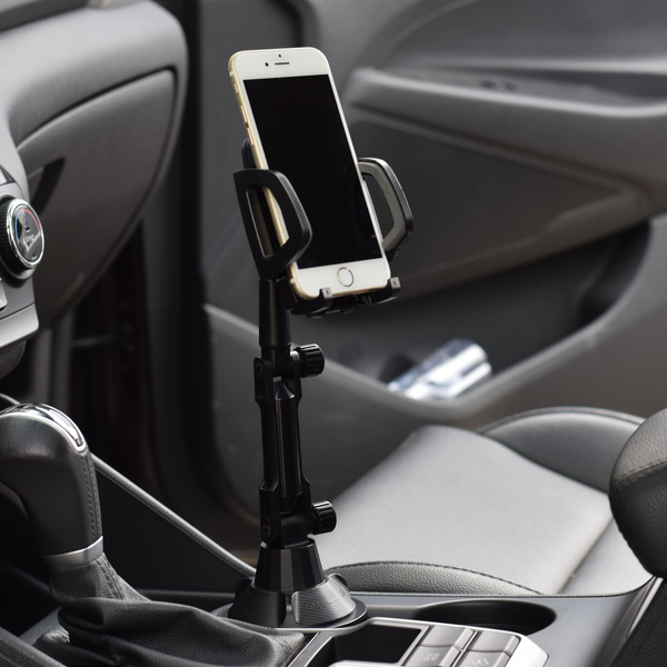 SMARTPHONE CAR HOLDER FOR CUP HOLDER BLACK