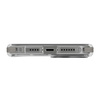 Etui UNIQ Combat Magclick Charging do iPhone 15 Pro - szare