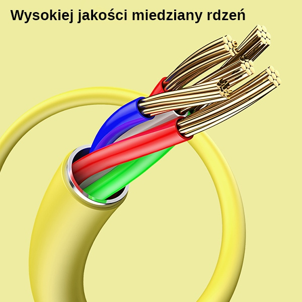 USAMS Kabel U52 lightning 2A Fast Charge1m purpurowy/purple SJ434USB04 (US-SJ434)