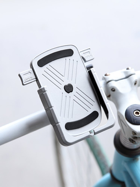 UCHWYT ROWEROWY MOTOCYKLOWY ALUMINIOWY NA HULAJNOGĘ CZARNY