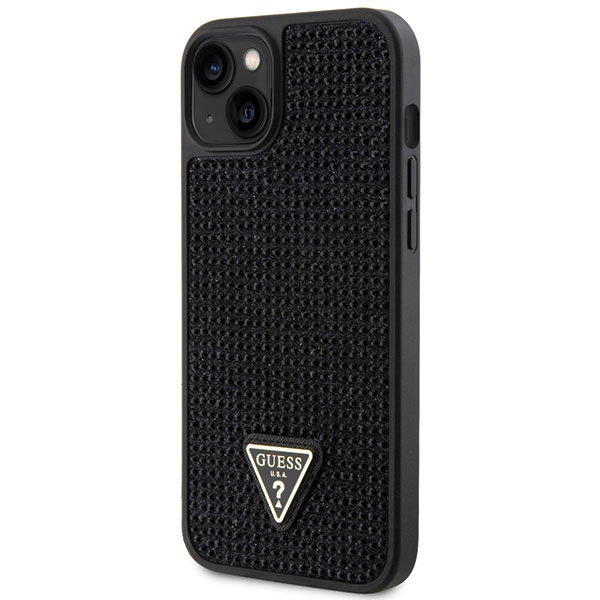 Guess GUHCP14MHDGTPK iPhone 14 Plus / 15 Plus 6.7" czarny/black hardcase Rhinestone Triangle