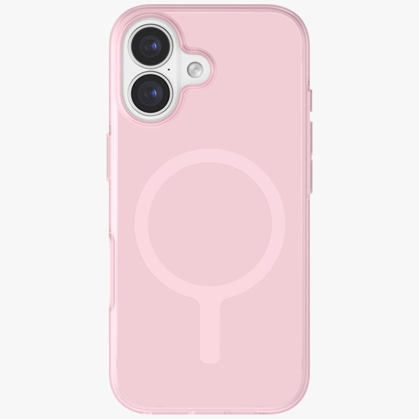 Etui UNIQ Clario do iPhone 17 Magclick   Charging różowy
