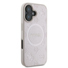 Guess GUHMP16MPSAPSMEP iPhone 16 Plus6.7" różowy/pink hardcase Saffiano Peony Classic Logo MagSafe