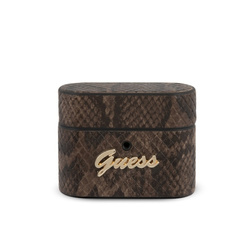 Guess GUACAPPUSNSMLBR AirPods Pro coverbrązowy/brown Python Collection