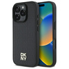DKNY DKHMP16LPSHRPSK iPhone 16 Pro 6.3"  hardcase czarny/black Repeat Pattern Stack Logo MagSafe