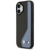 Etui BMW M Carbon Logo MagSafe do iPhone 17 niebieski