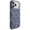 Etui Guess 4G Triangle Logo MagSafe do   iPhone 17 Pro Max niebieski złoty