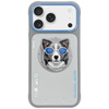 Etui Nimmy Glasses Cool Dog MagSafe do iPhone 17 Pro Max szary