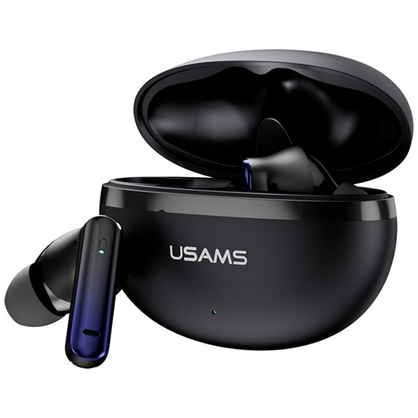 Słuchawki Bluetooth USAMS Echo E02 TWS   ANC+ENC bezprzewodowe czarny