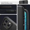 Etui Spigen Liquid Air na iPhone 12 / iPhone 12 Pro - czarny mat