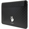 Pokrowiec Karl Lagerfeld Saffiano Monogram Choupette na laptopa 16" - czarny