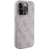 Guess GUHMP14XG4GFRP iPhone 14 Pro Max6.7" różowy/pink hardcase 4G Collection Leather Metal Logo MagSafe