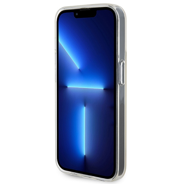 Guess GUHCP15XHDECMP iPhone 15 Pro Max 6.7" różowy/pink hardcase IML Faceted Mirror Disco Iridescent