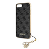 Guess GUHCPXGF4GGR iPhone X/Xs grey/szary hard case 4G Charms Collection