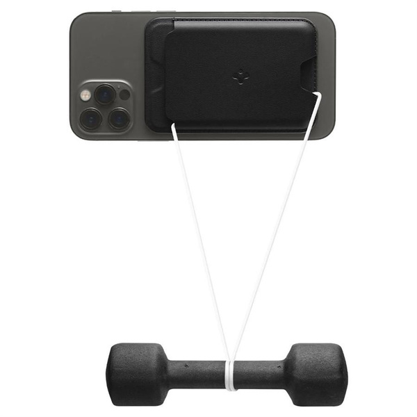 Portfel magnetyczny Spigen Valentinus z MagSafe - czarne