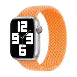 APPLE BRAIDED STRAP SOLO 44/45/46/49MM BRIGHT ORANGE SIZE 5 ORIGINAL SEAL